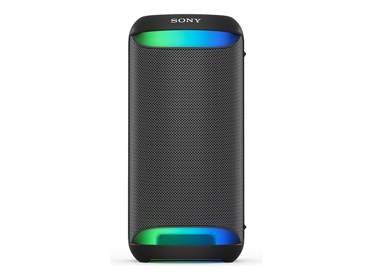 Sony SRS-​XV500 Altoparlante Wireless Bluetooth per feste con suono potente e MEGA BASS - Durata batteria 25 ore, portatile, per interni ed esterni, classificazione IPX4, illuminazione, karaoke - Nero