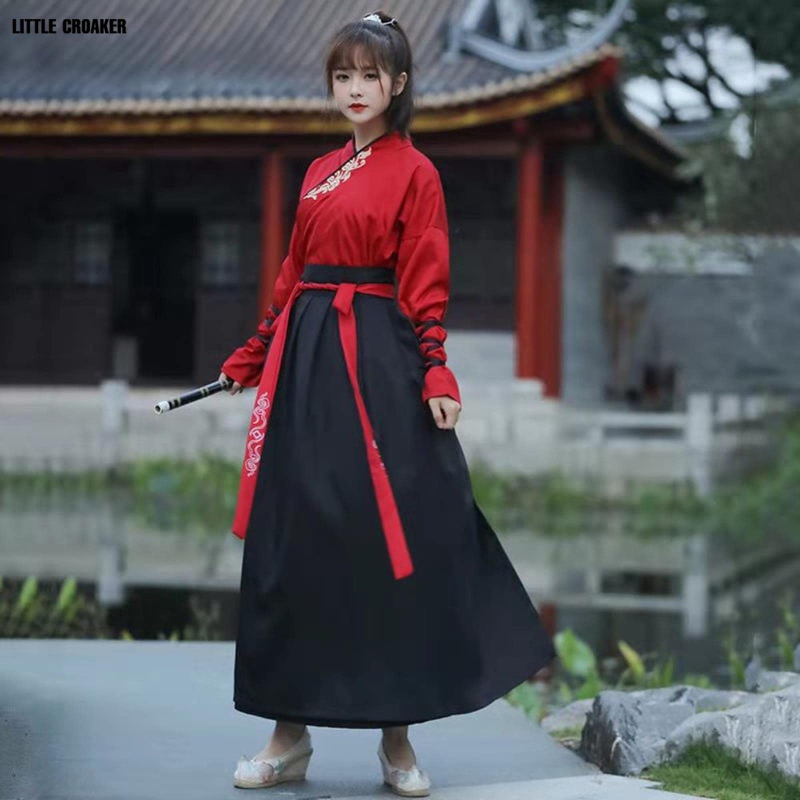 Tang Dynasty Klasyczny Hanfu Szata Tradycyjny Starożytny Szermierz Kostiumy Tang Garnitur Folk CP Pary Hanfu Strój Cosplay