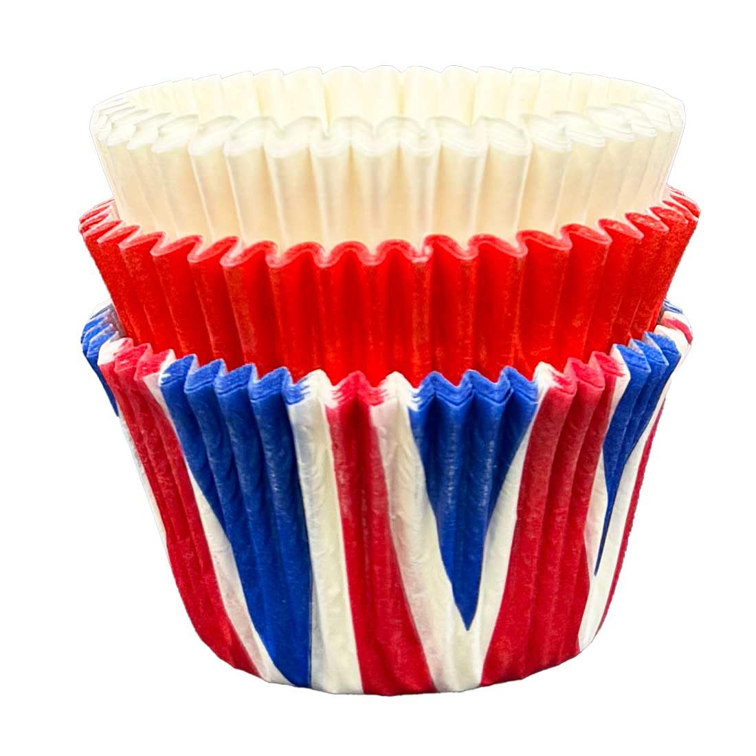 Clearance Union Jack Cupcake Cases X 36