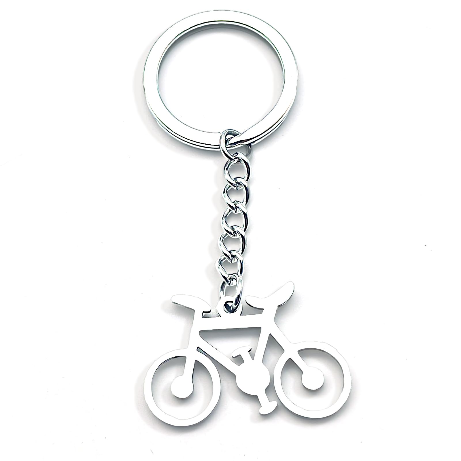 Zynara Schlüsselanhänger Fahrrad, Geschenk für Fahrradliebhaber, Edelstahl Auto Schlüsselanhänger, Bag Charms für Frauen,Männer, Geschenkidee zum Geburtstag oder Weihnachten