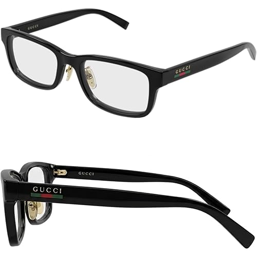 Gucci GG2143OJ Rectangular Shape Web Detail Lettering Logo Eyeglasses wih Luxury Eyewear Kit