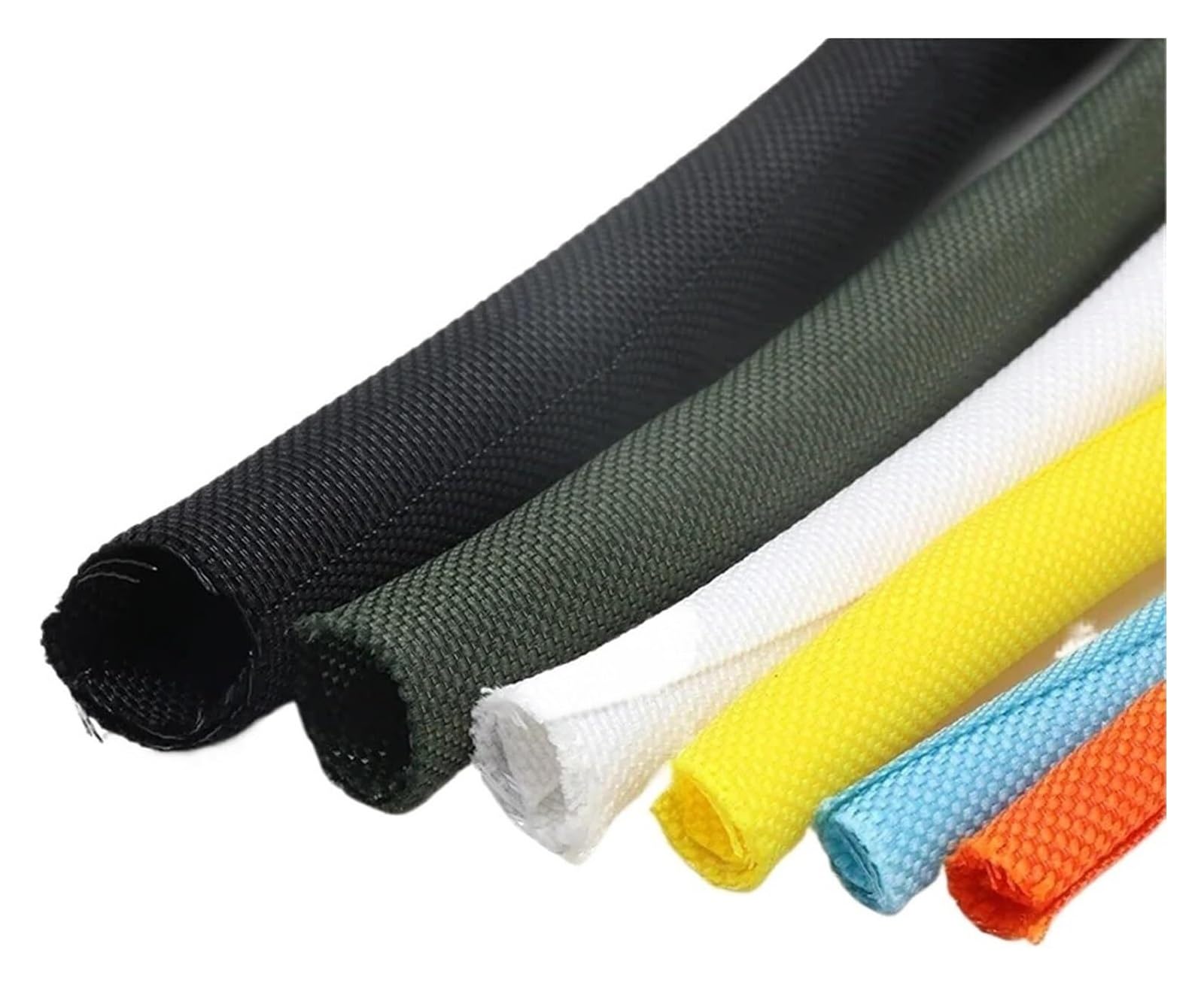 Manchon de câble extensible tressé à fermeture automatique