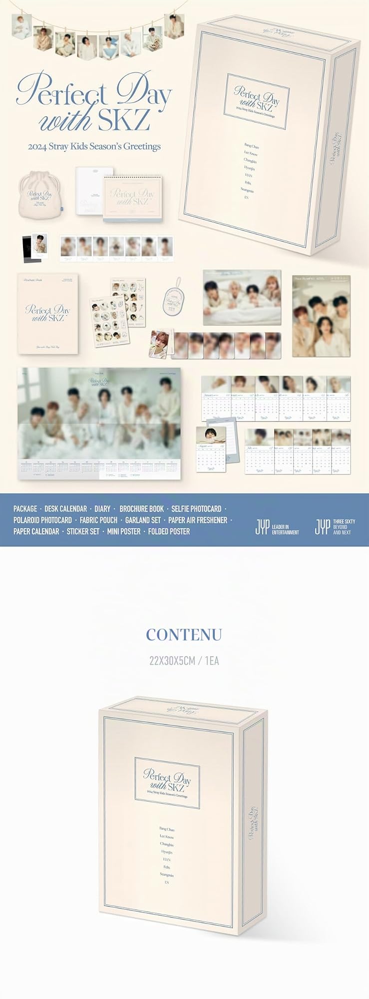 STRAY KIDS - 2024 Season's Greetings Perfect Day with SKZ EXPRESS SHIPPING
