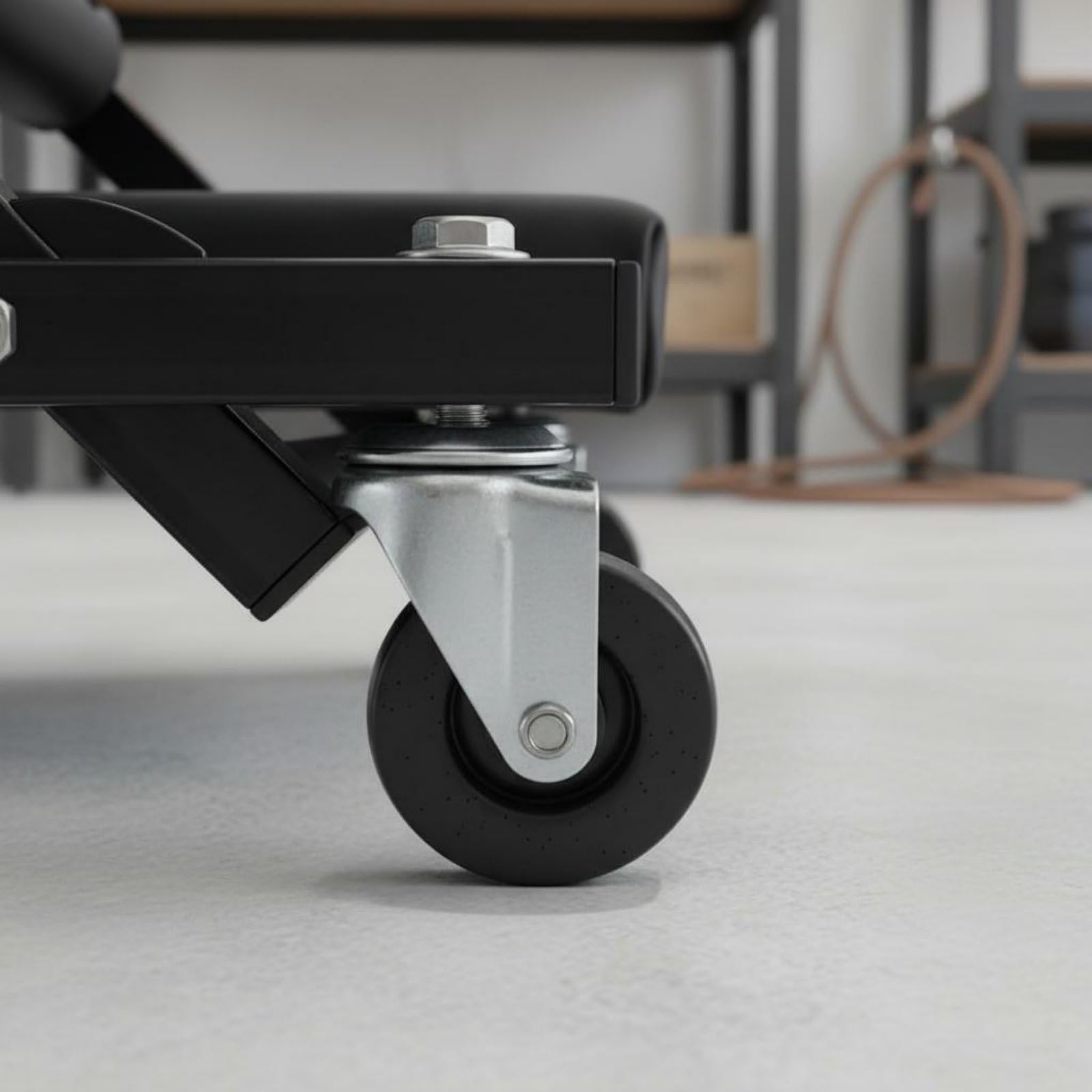 Carrello Sottoauto 2 in 1 con Rotelle Sedile Meccanico 2 in 1 Impermeabile Sgabello da Riparazione Auto per Meccanici