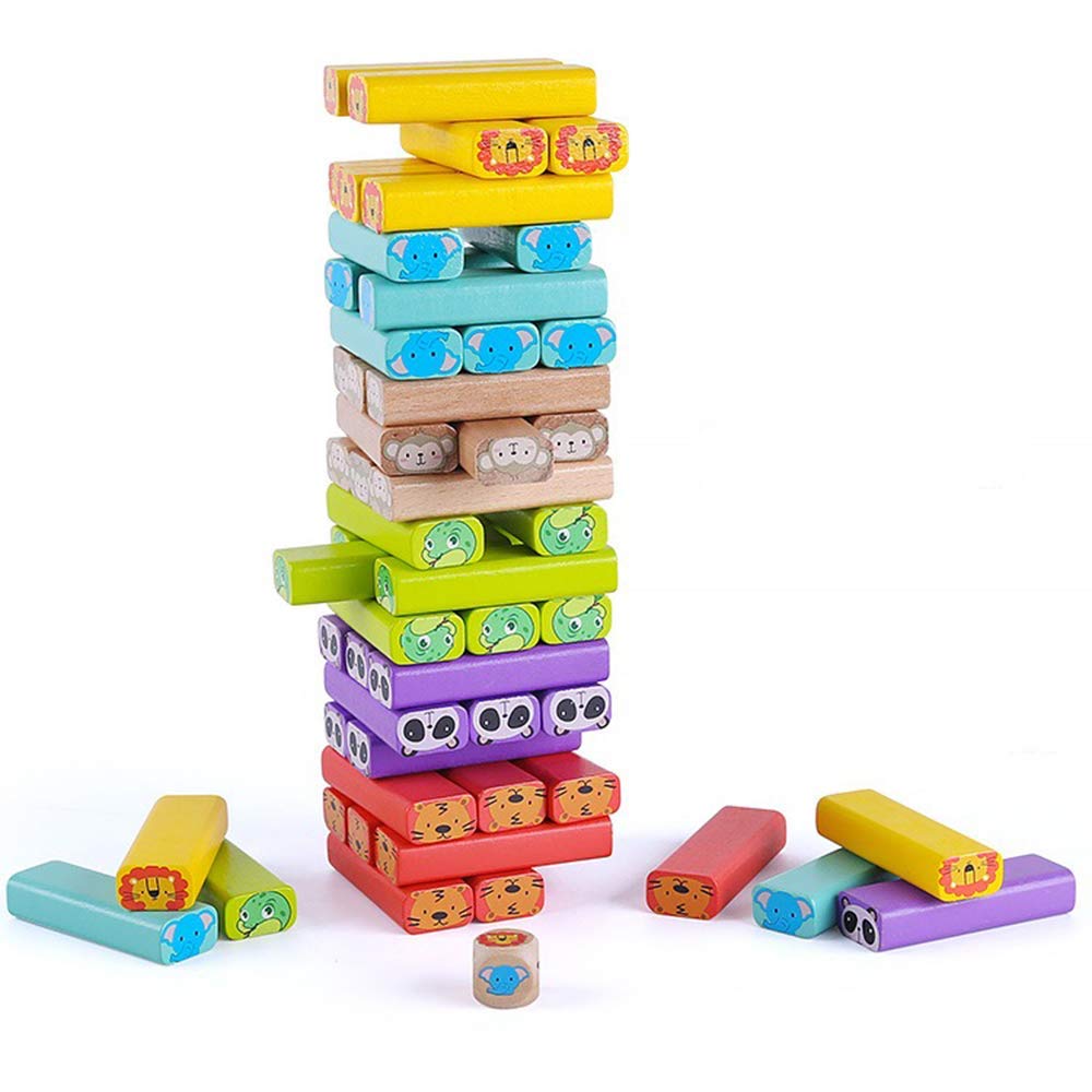 Patchwork Game Stack Juegos Mesa Amazon Buy Snazzydeer Colour Animal Stacking  Game| Balancing Building Block