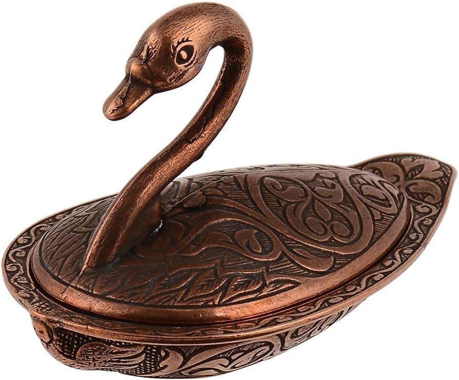 Gold Small Swan Sugar Bowl for Home, Kitchen and Wedding Party, Delight and Chocolate Serving, Stylish Design for Cube & Powder Sugar