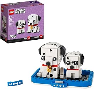 مجموعة ليجو بتصميم بريك هيدز للكلاب والجراء الدلماسي، رقم الموديل 40479، بي في سي