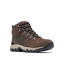 Columbia Newton Ridge Plus 2 Suede Wp, Scarponi da trekking alta Uomo, Cordovan, Spice, 48 EU