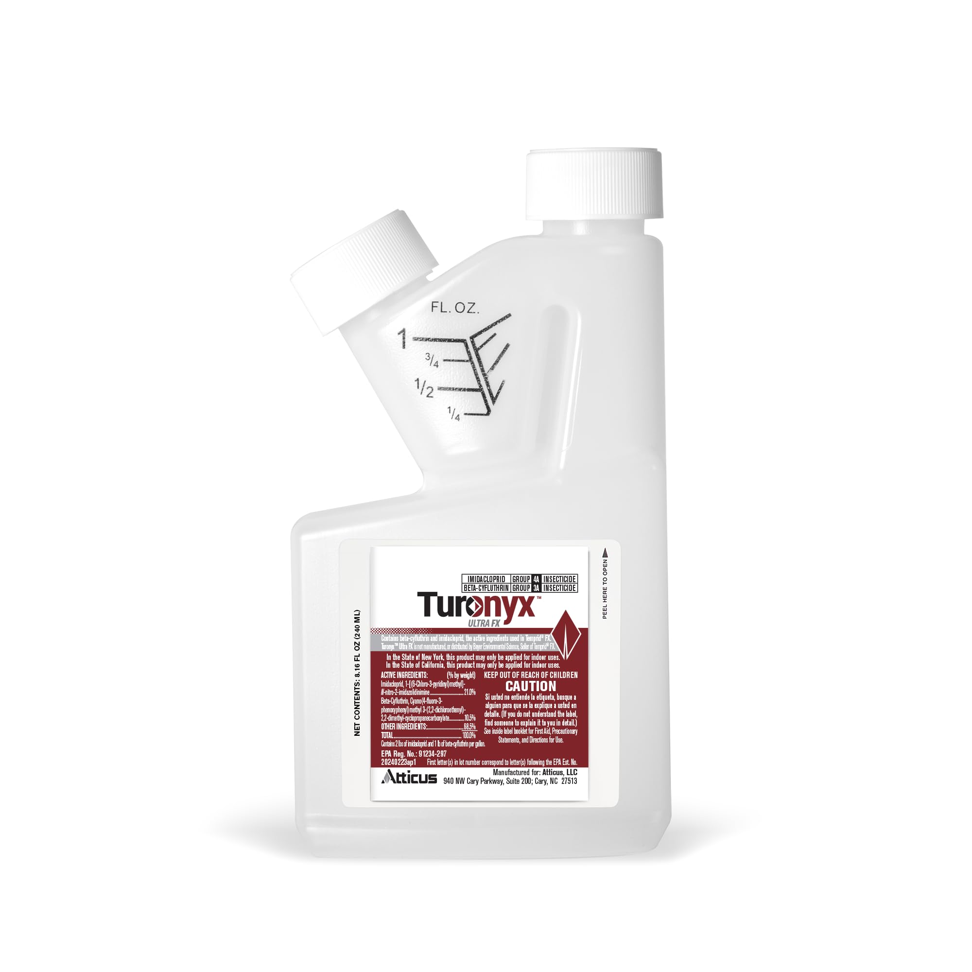 Atticus Turonyx Ultra FX Insecticide – Compare to Leading Brand – Pest Control for Indoor and Outdoor Use – Ants, Beetles, Roaches, Spiders, Fleas,