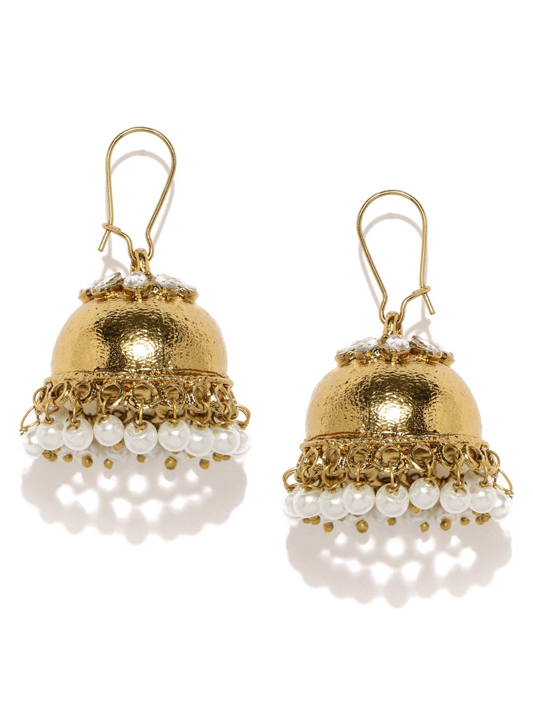 FIDA Copper Jhumki Earrings for Women (Golden) (OAW18PDJER86) (B08F1V2H77) Amazon Price History, Amazon Price Tracker