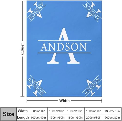 Miniatura 4 de Mantas personalizadas con nombre para niños y adultos, manta personalizada con nombre para niño y niña, manta personalizada de 50 x 60 pulgadas