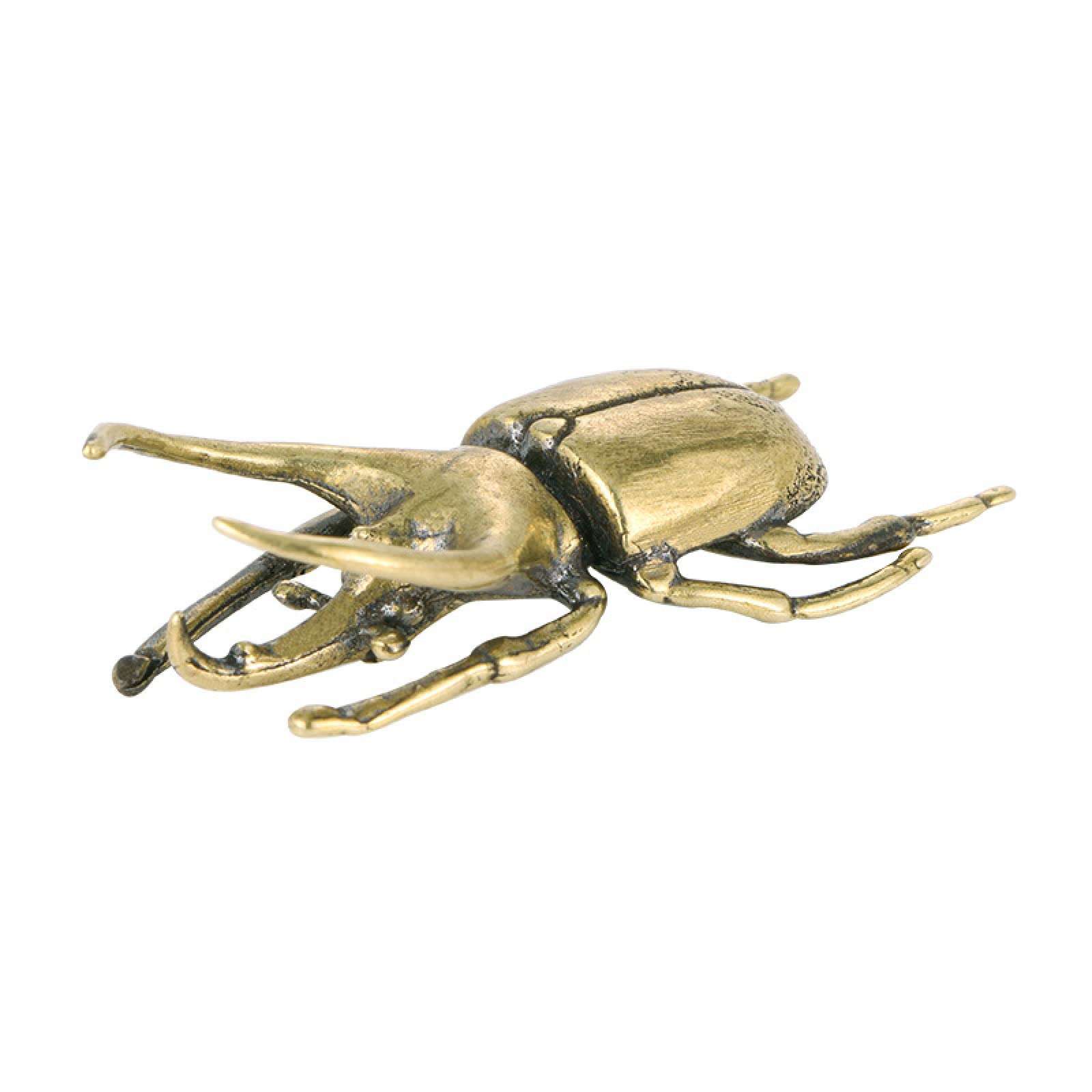 Licorne insecte balancier en cuivre : l'accessoire de bureau insolite pour cabinet de curiosités