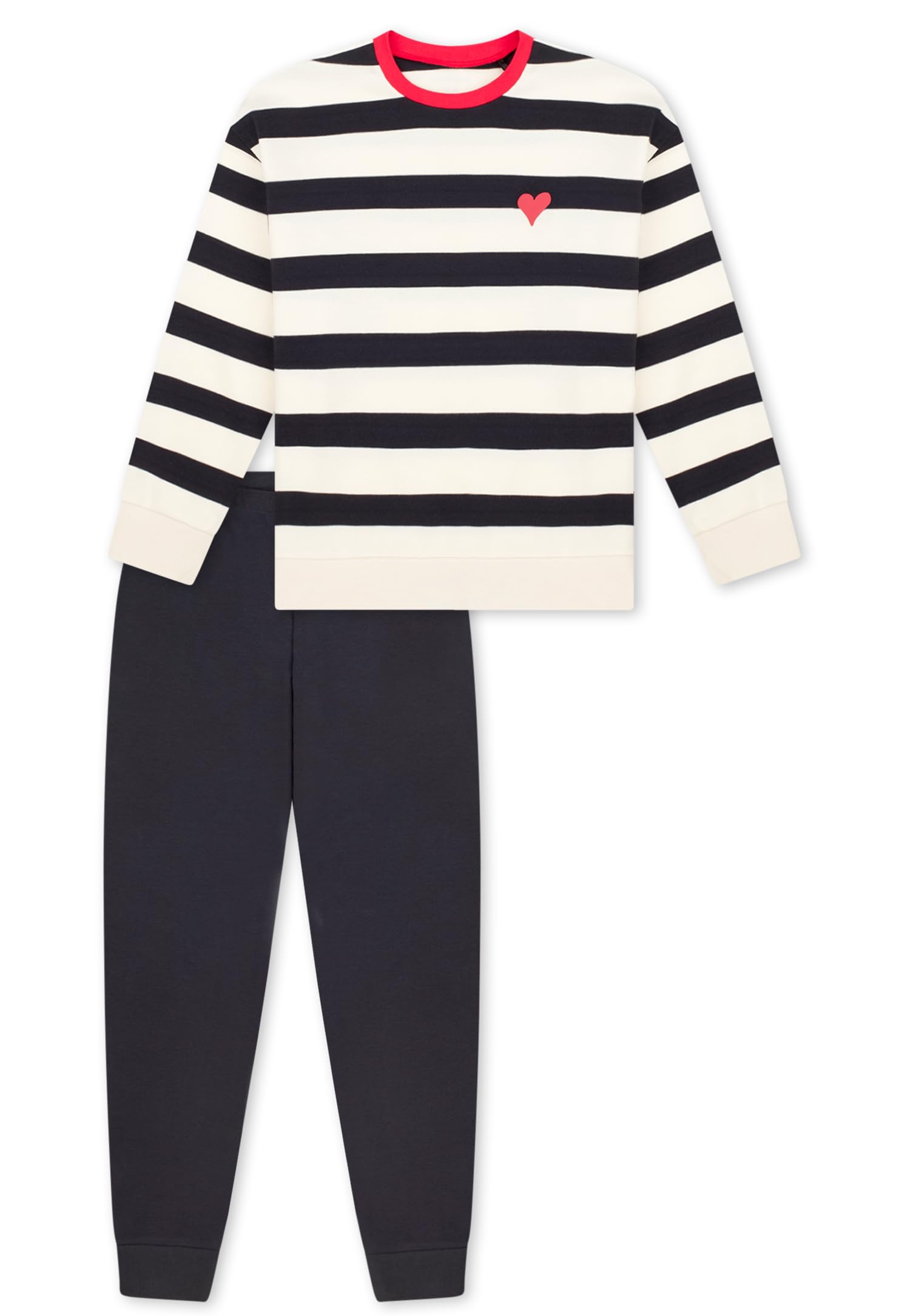 Schiesser Mädchen Schlafanzug Set Pyjama lang Interlock - Größe 98 bis 176