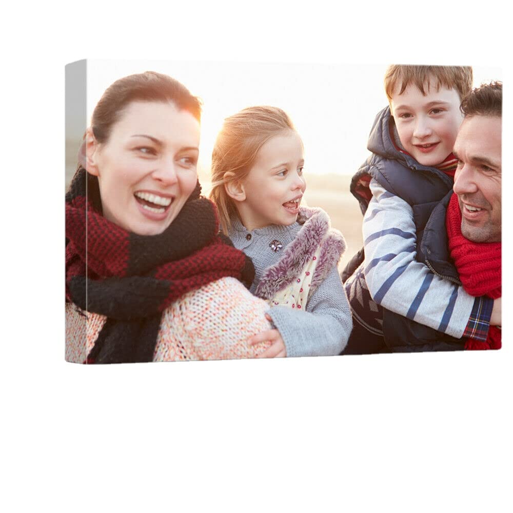 JINFU Custom Canvas Wall Art Photo Personalized Print on Canvas,Custom Canvas with Your Photos Personalized,Canvas Art for Living Room, Bedroom, Home Decoration (50x60cm)