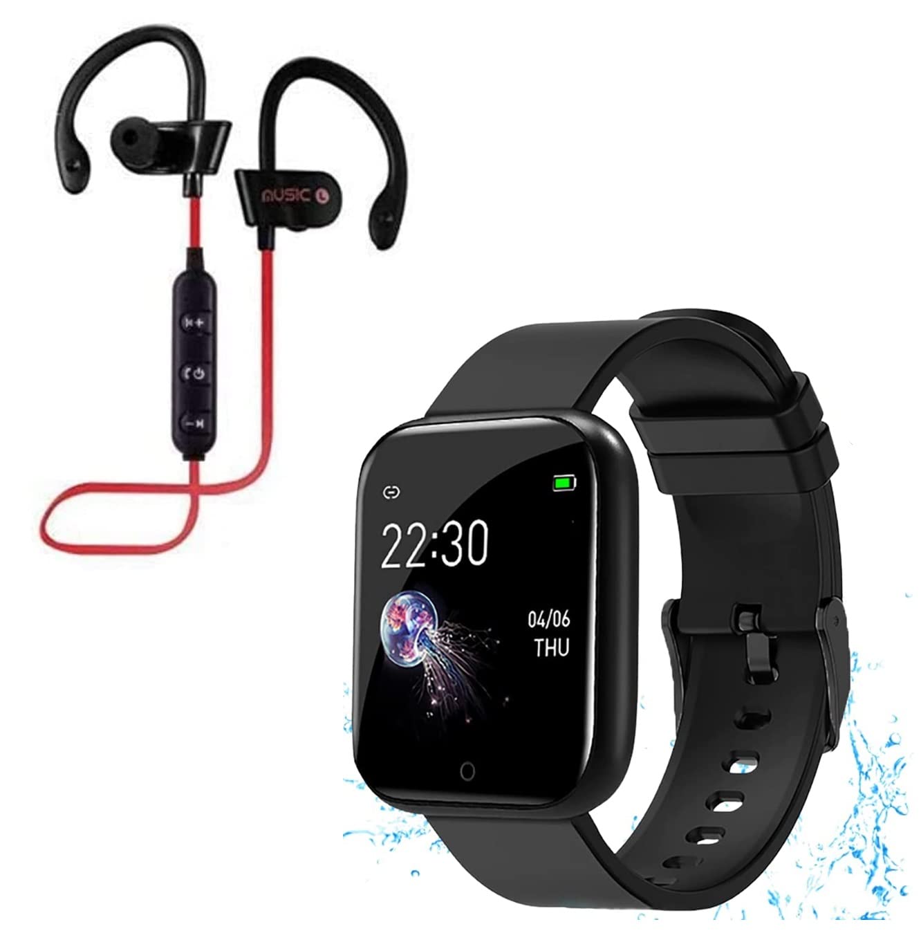 TechKing (Now OR Never Deal with 15 Years Warranty Pro 7 Smart Watch 1.3 Full Touch Smartwatch with 24x7 Dynamic Heart Rate Blood Pressure with P-1 Running Sports Bluetooth Jogger Headset (B09P6J5MSJ) Amazon Price History, Amazon Price Tracker
