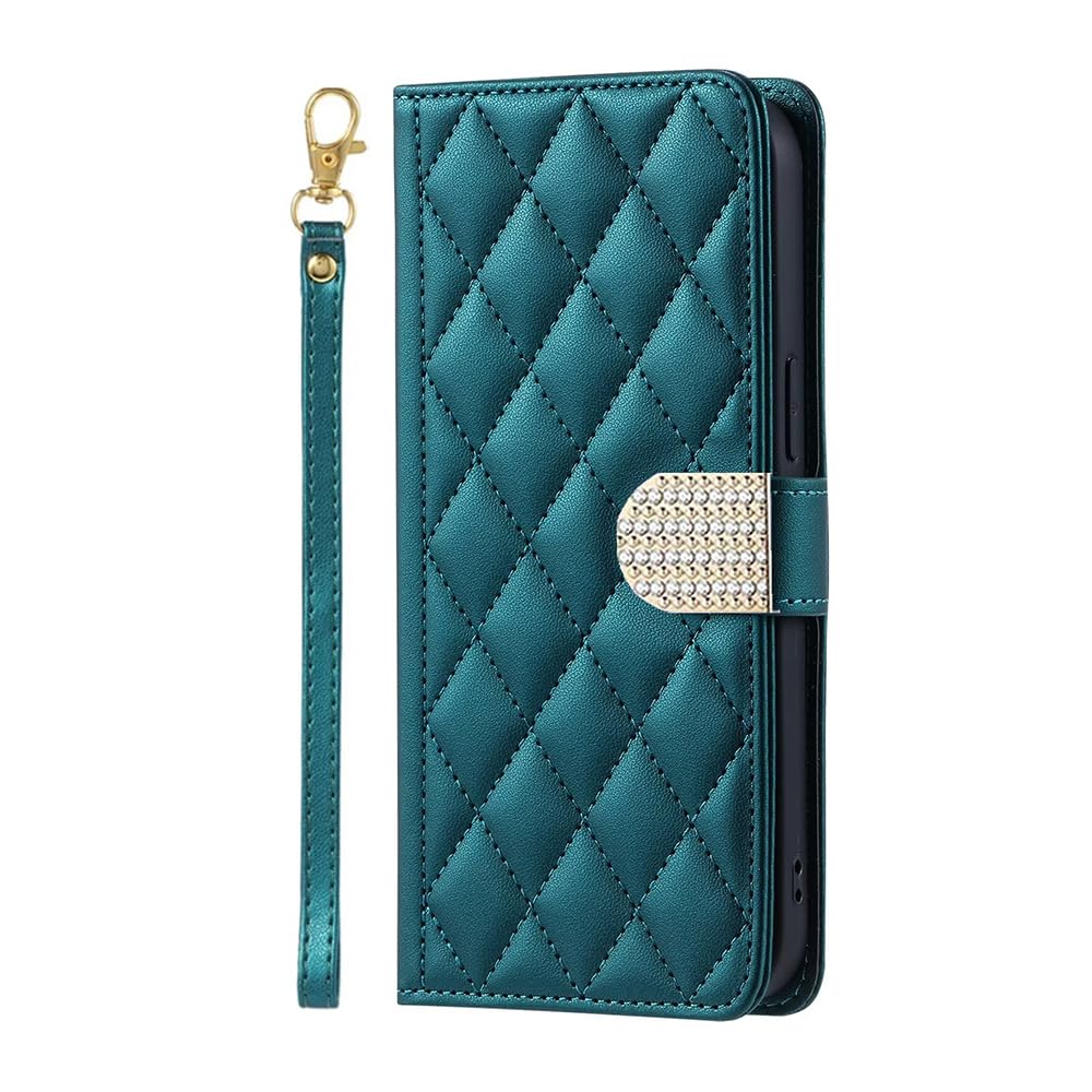 SRISHP Cover per Oppo A52 / Oppo A72, Flip Custodia Portafoglio Caso Libro Pelle PU e TPU Silicone Antiurto Cover per Oppo A92, Blu