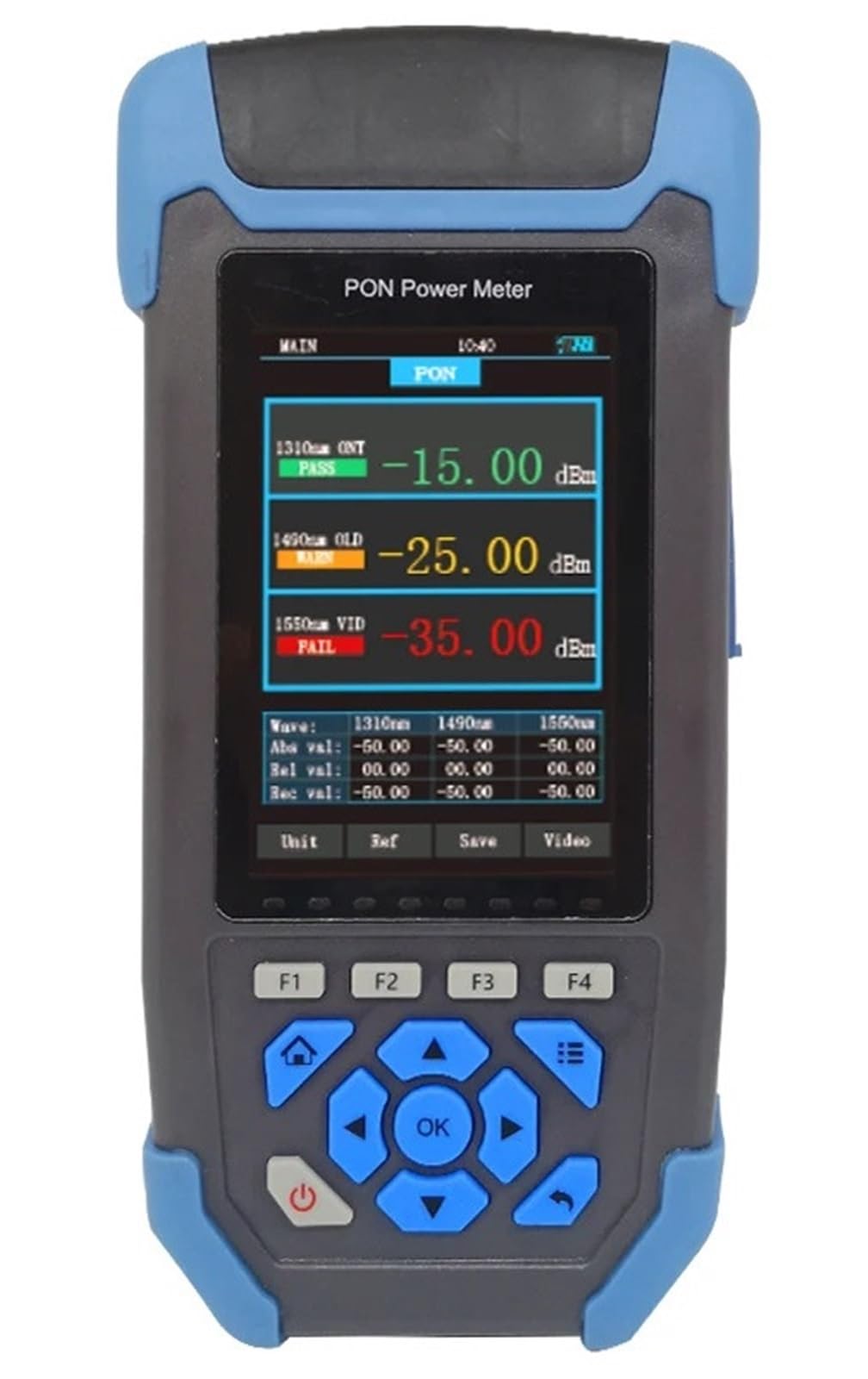 Medidor de potencia PON EXFO XG/XGS-PON 1270/1310/1490/1550/1577 nm, comprobador de red de longitud de onda, herramientas FTTH, equipos de fibra