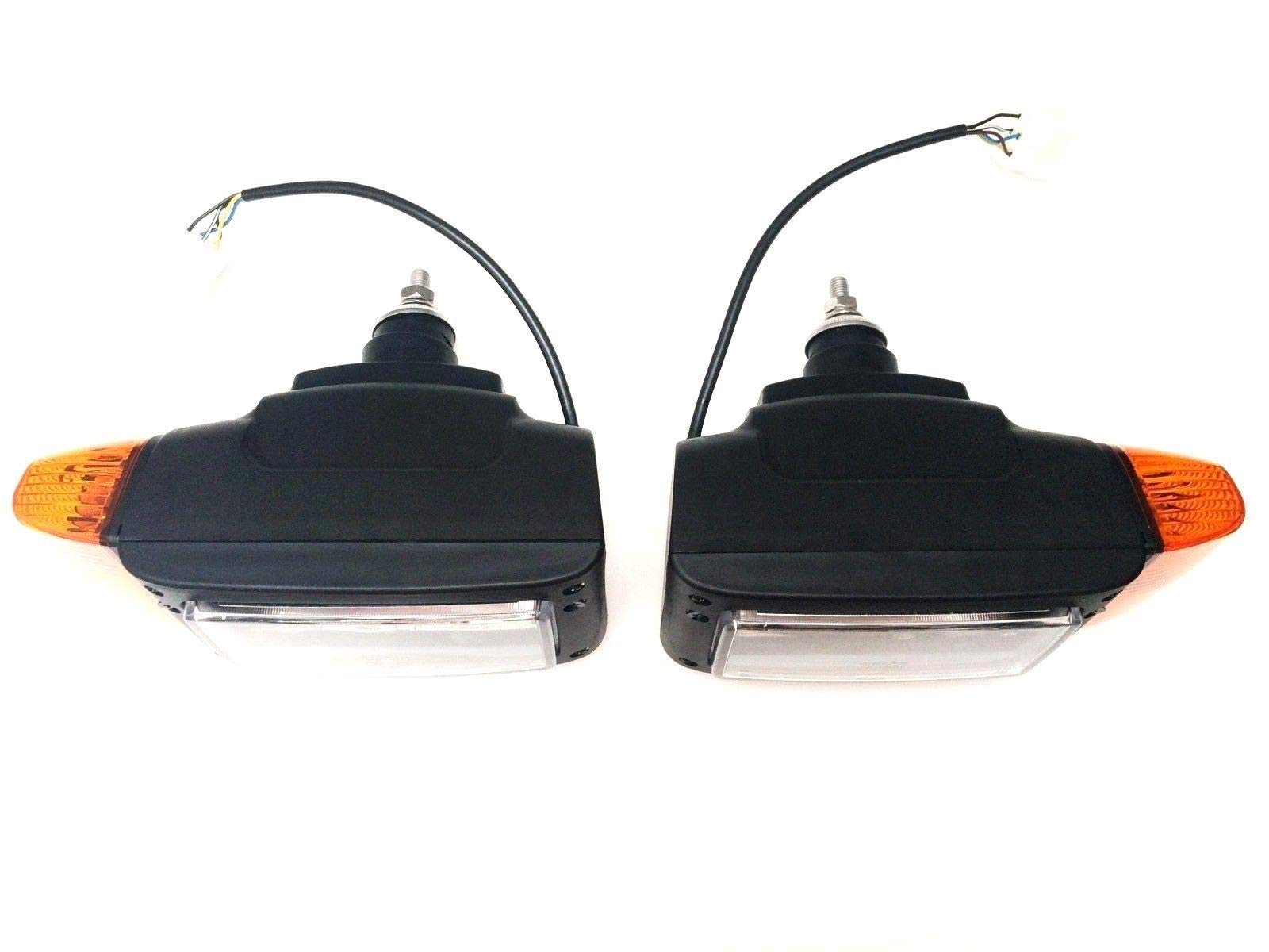 2 faros con intermitentes L + R Universal JCB Merlo Genie Terex Manitou Ausa SET