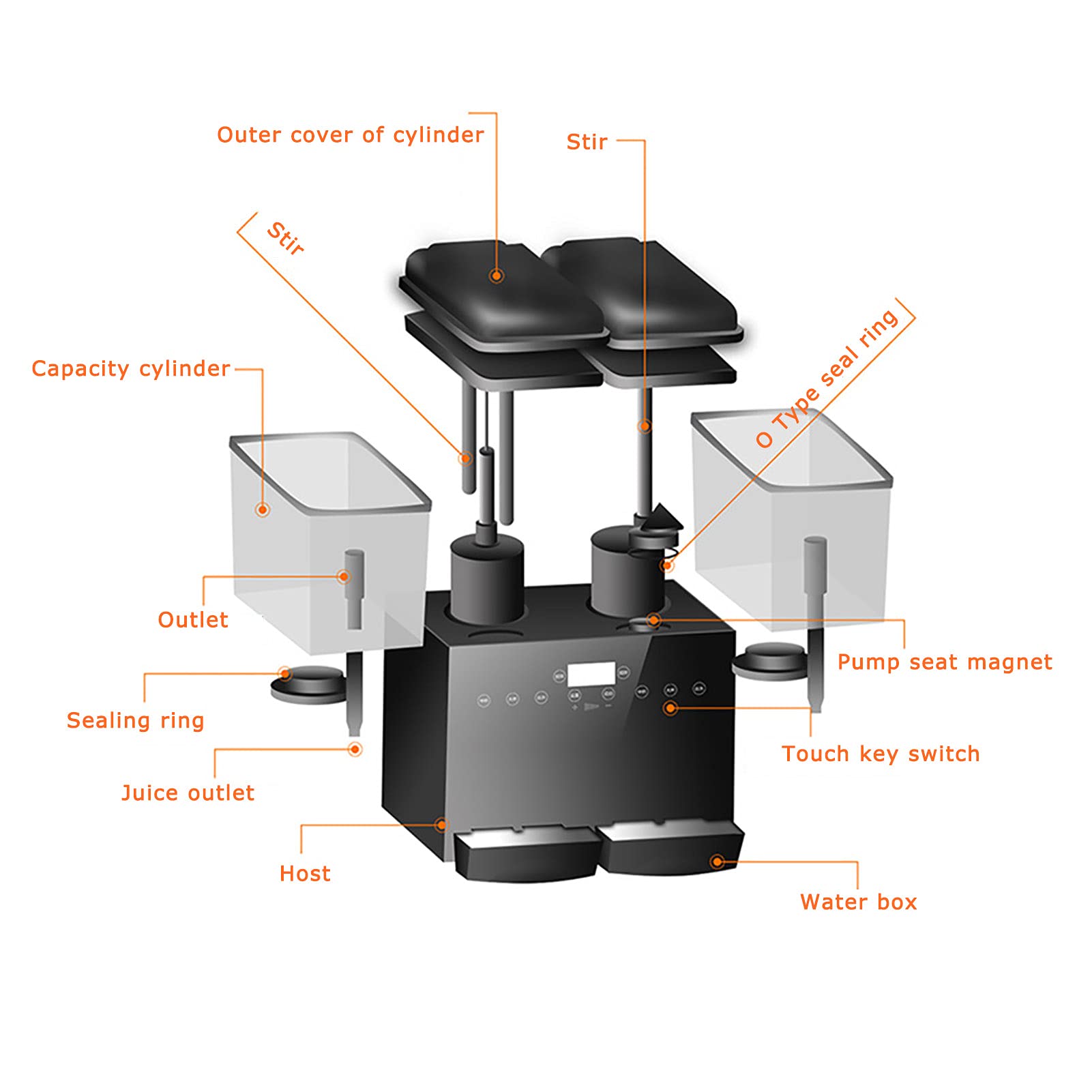 Dispensadores de Bebidas comerciales Bebidas de té Helado frío Máquina de Jugo de Frutas Acero Inoxidable Gran Capacidad Configuración Inteligente Termostato automático Temperatura Dual fría y Calie