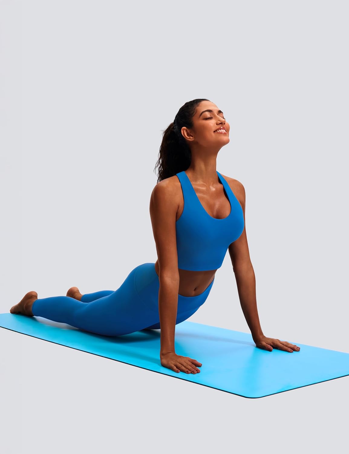 Sports Bras for Women Criss-Cross Back Padded Workout Tank Tops Medium Support Crop Tops for Women - Image 5