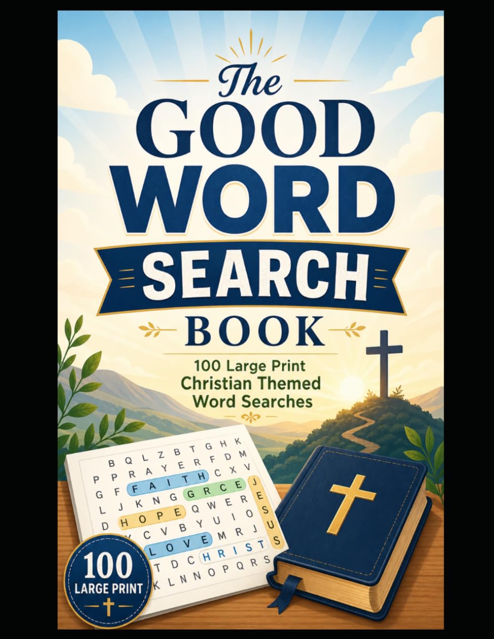 The Good Word Search Book: 100 Large Print Christian Themed Word Searches