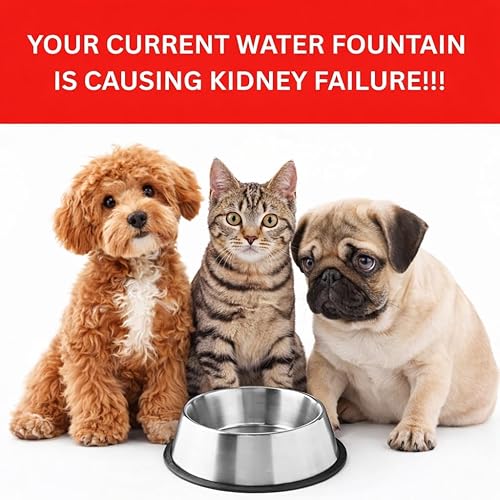 Fuente de agua para perros, fuente de agua para gatos, dispensador de agua para interiores, dispensador automático de agua para gatos de 3 litros,