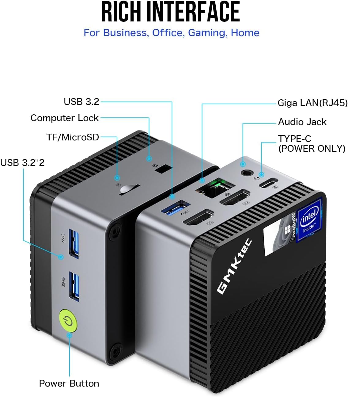 ミニPC GMKtec Nucbox5 Windows11pro 64bit GMKtec Nucbox G5 Mini PC Desktop Computer with Windows 11