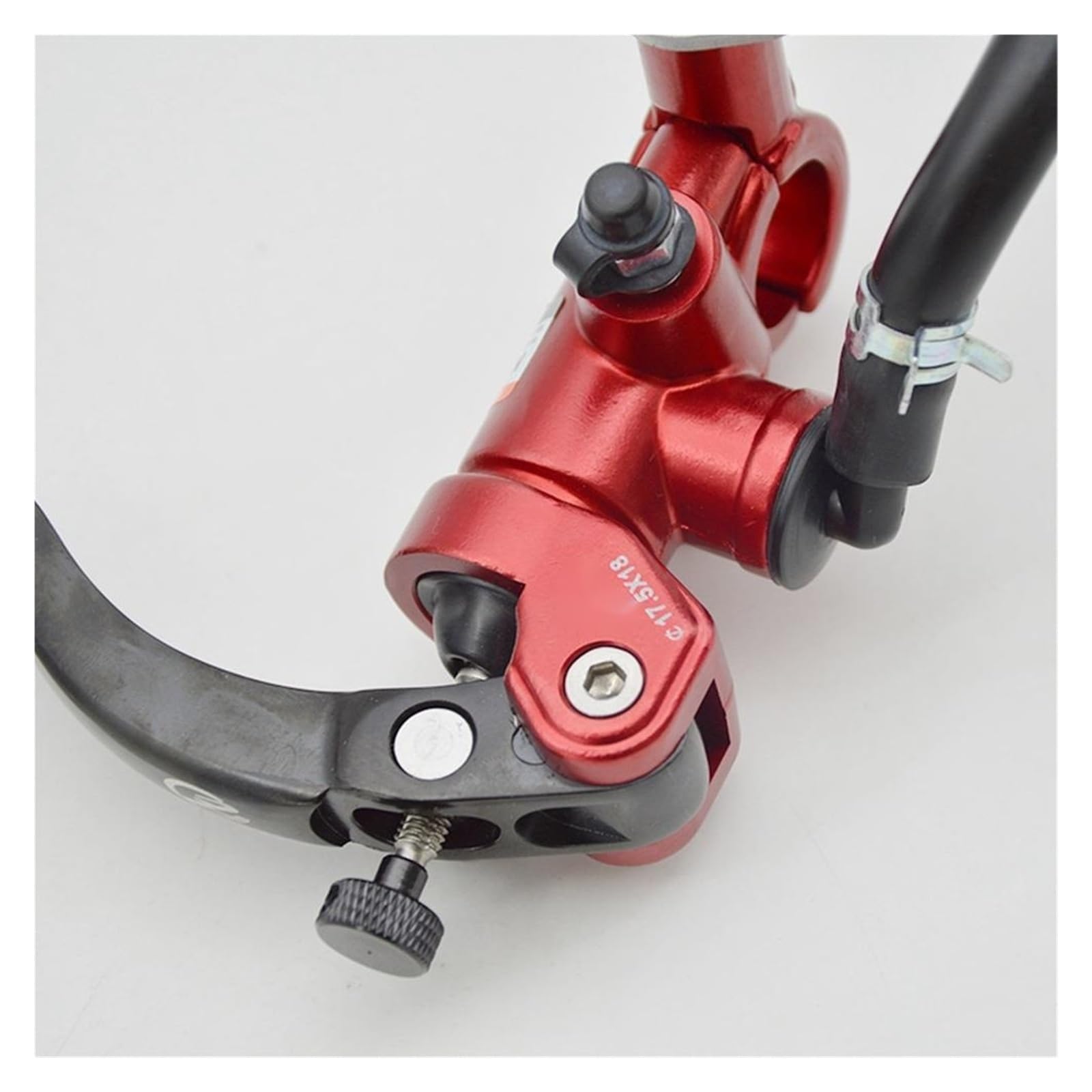 Leva frizione freno moto Freno per moto per scooter leva pompa freno frizione radiale 17,5 mm installazione cilindro per maestro 22(Seliver)