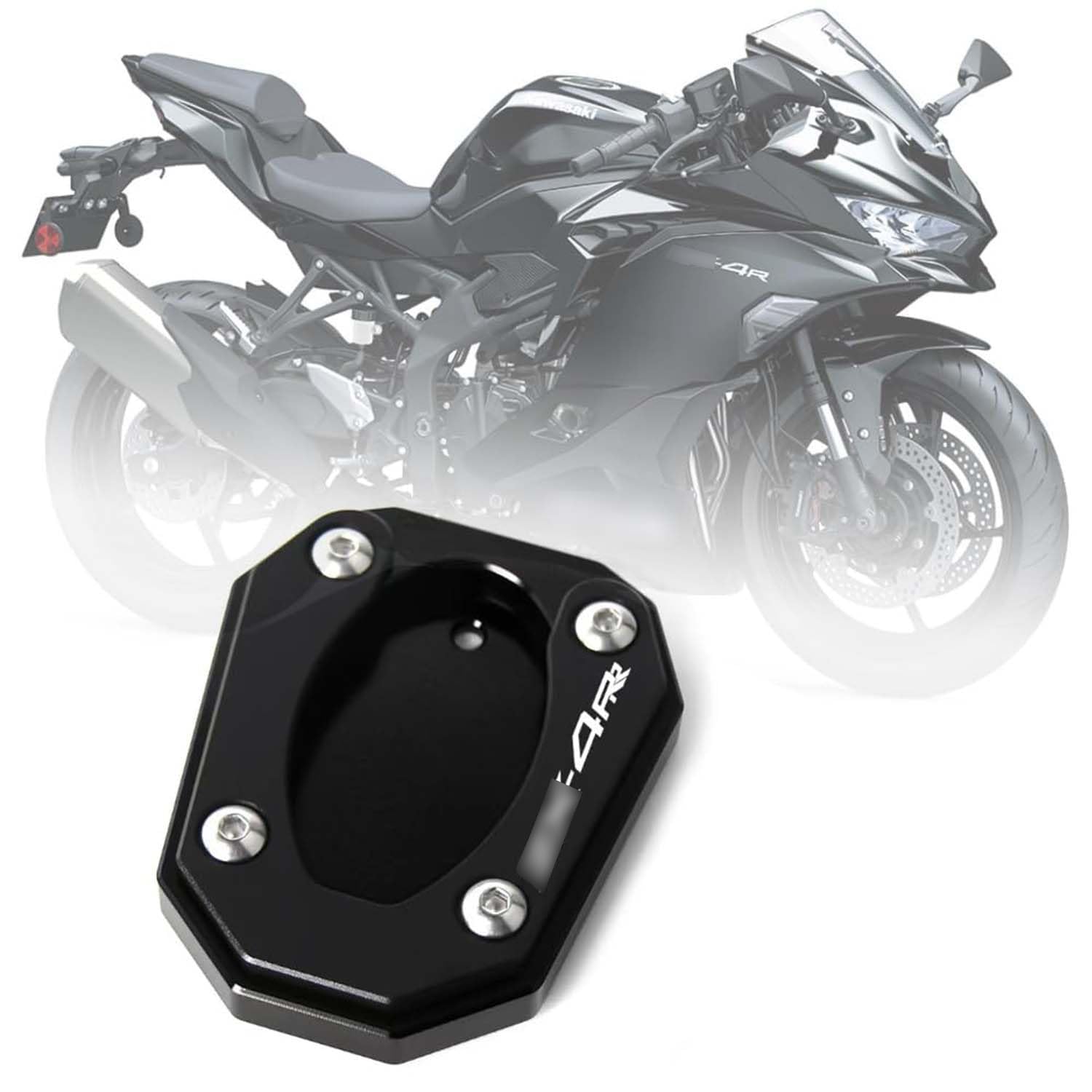 SR+ R+ 全サイン入り 12枚セット 新品バインダー &スタンド サイファ サイドスタンドプレートKIT ZX-4R 20mm｜サイドスタンド