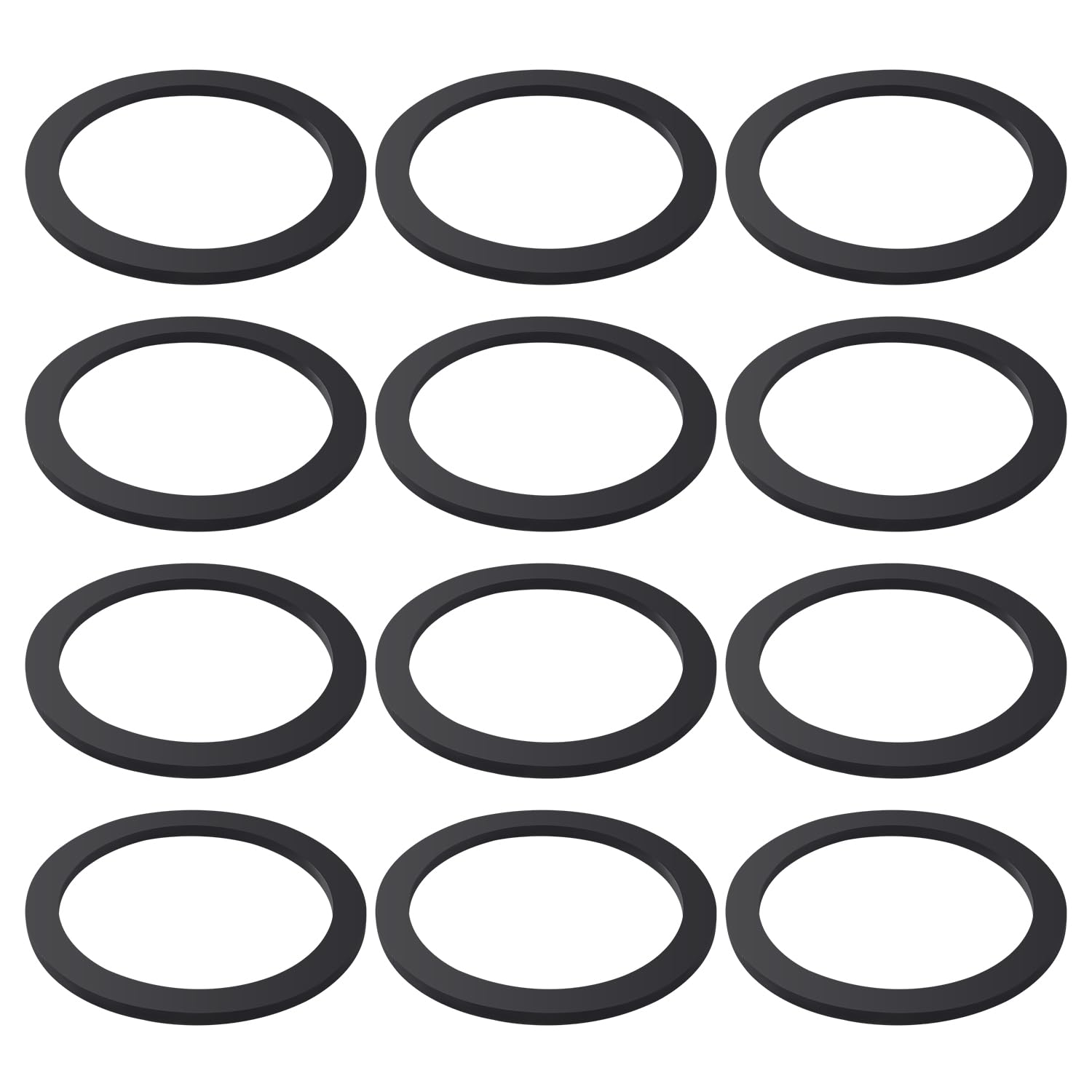 Lyeteung 12 PCS 56x45x2 mm Flat Waste Pipe Sealing Washers