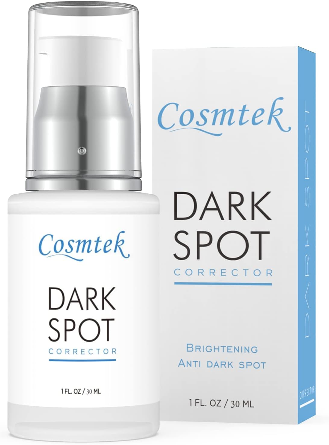 Dark Spot Remover for Face and Body, Reduces Hyperpigmentation, Age Spots, Sun Spot, Acne Scar with Kojic Acid, 4-Butylresorcinol, Lactic Acid. 1 fl oz