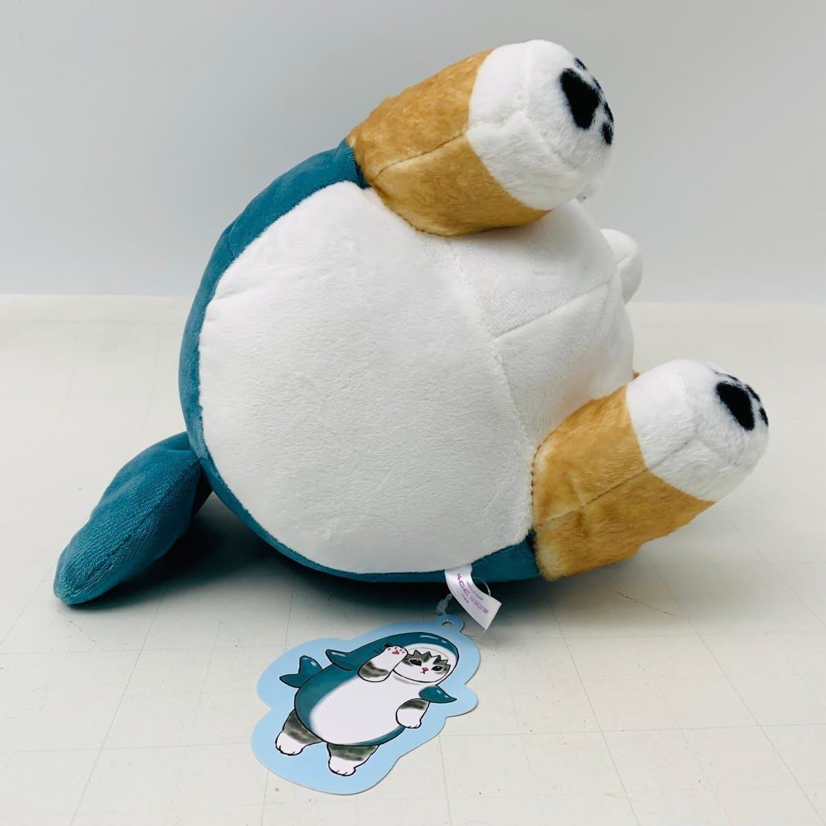 Amazon.co.jp: フクヤ mofusand サメにゃん BIG ぬいぐるみ2