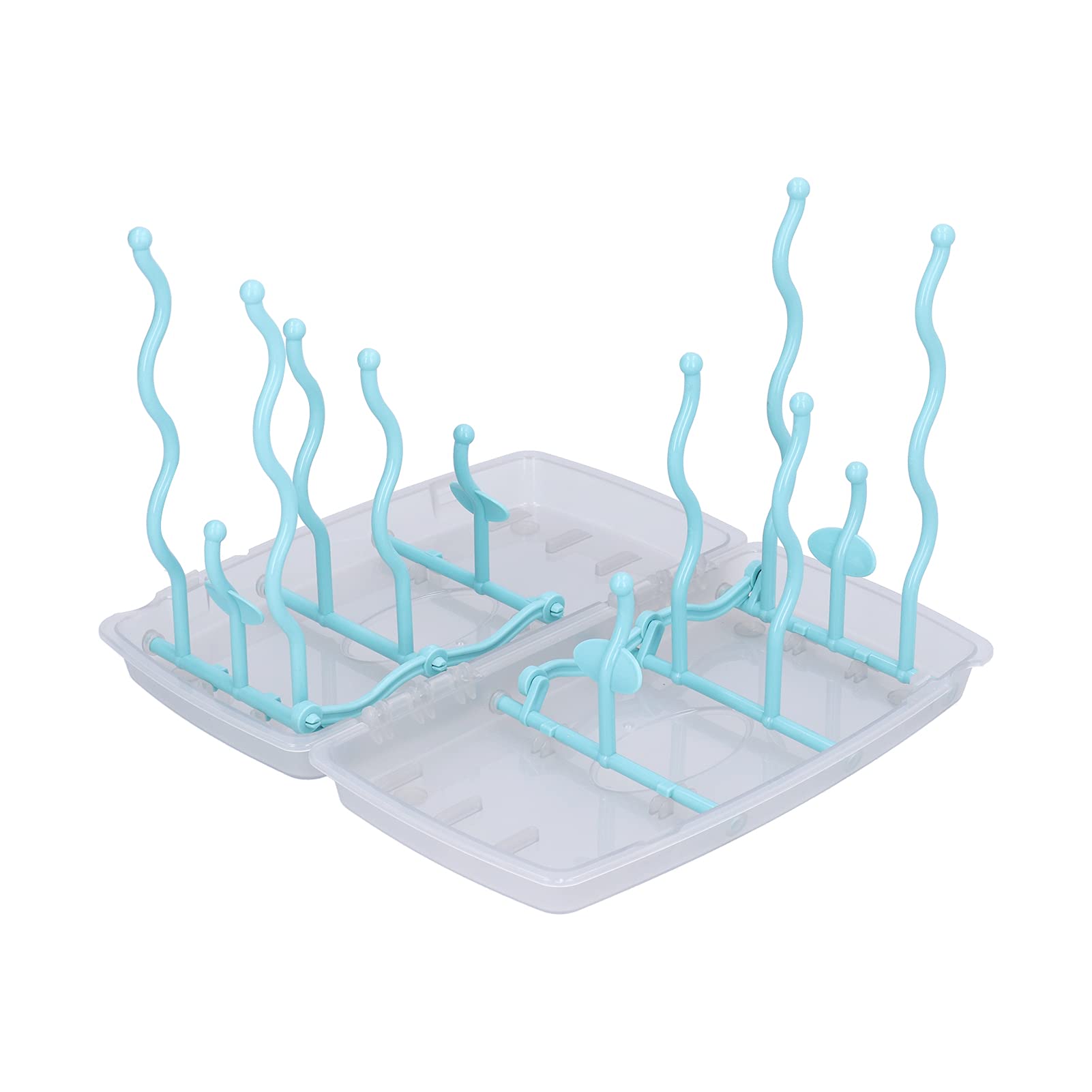 Space Saving Baby Bottle, Folding Drying Rack Portable Baby Bottl...