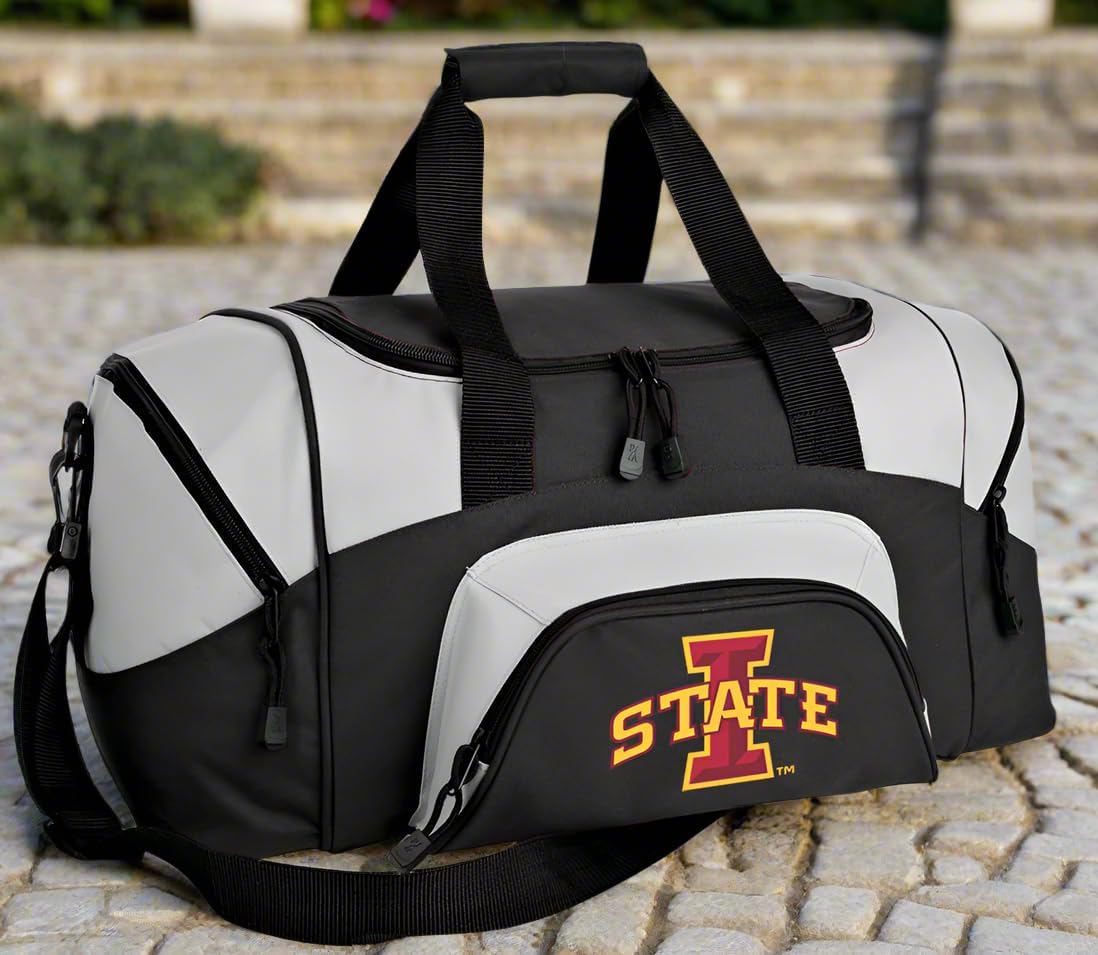 SMALL ISU Cyclones Duffel Bag Iowa State Gym Bags or Suitcase