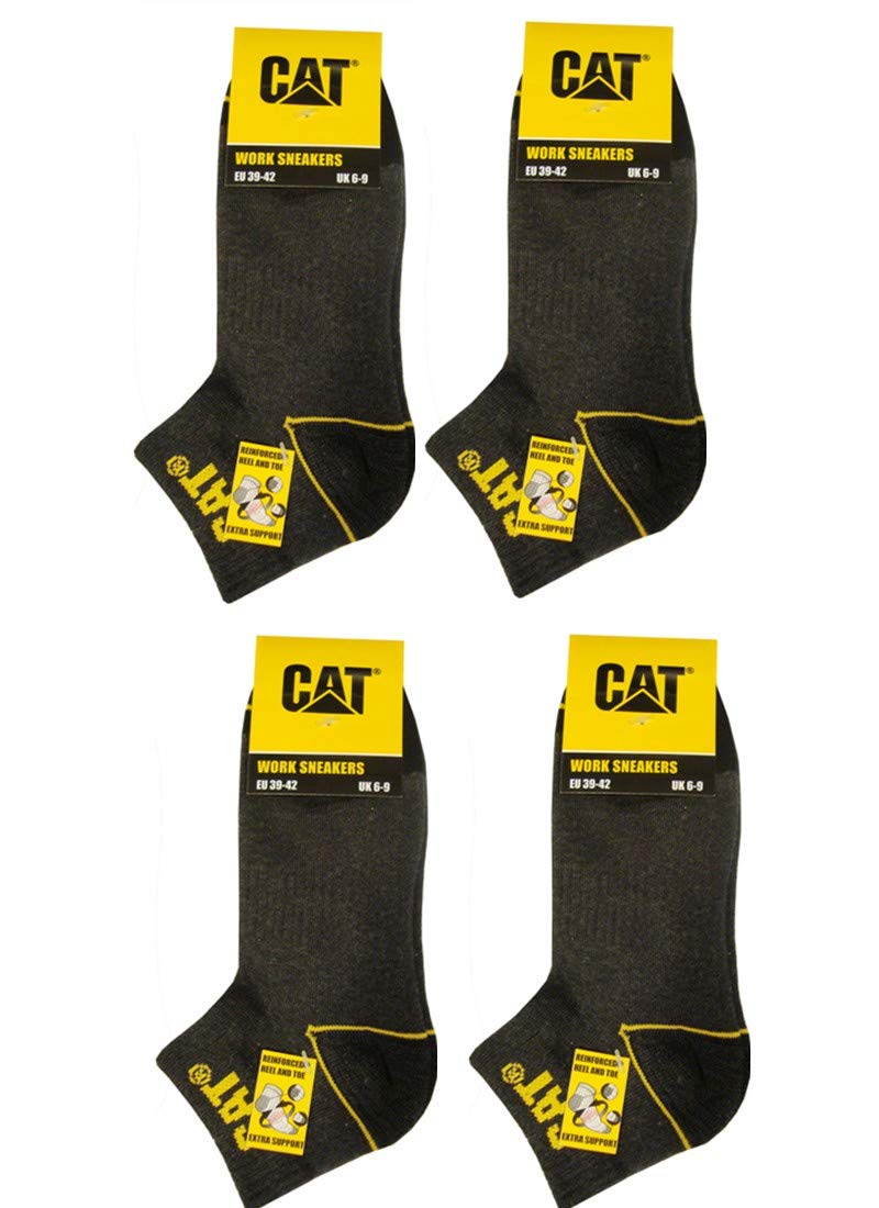 CAT 6 Paar CATERPILLAR POWER & COOL WORK Sneakers Werksneakersokken Werksokken Kousen Maten 39 42 43 46 47 50 Zwart Paar 42 Eu 3517154560