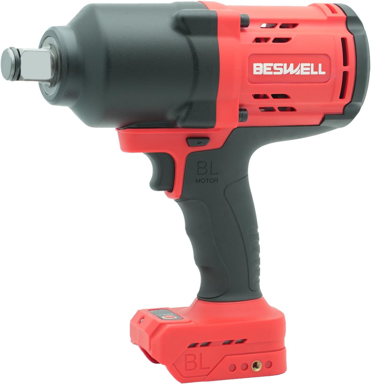 CIW-134A-DW 3/4" Cordless Impact Wrench for Dewalt 18V Battery, Impact Wrench 1256Ft-lbs High Torque Brushless Electric Impact Gun, Power Impact Driver with 4-Mode Speed, LED Light(no battery)