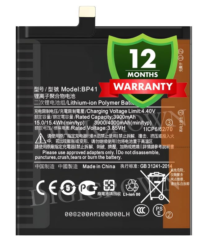 Image of Original BP41 Battery Compatible for Xiaomi Redmi K20 | Xiaomi Mi 9T - (4000mAh) - 1 Year Warranty DF7
