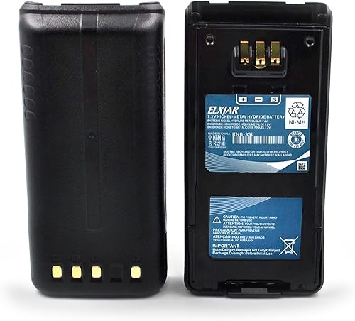 Miniatura 4 de Paquete de 2 baterías de repuesto Ni-MH de 7.2 V para radio Kenwood TK-2180 TK-3180 TK-5210 TK-5310 TK-5410 TK-2180K TK-3180K NX-410 NX-411 TK-5210K