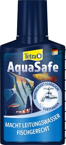 Tetra AquaSafe - Qualitäts-Wasseraufbereiter für fischgerechtes und naturnahes Aquariumwasser neutralisiert fischschädliche Stoffe im Leitungswasser 100 ml Flasche