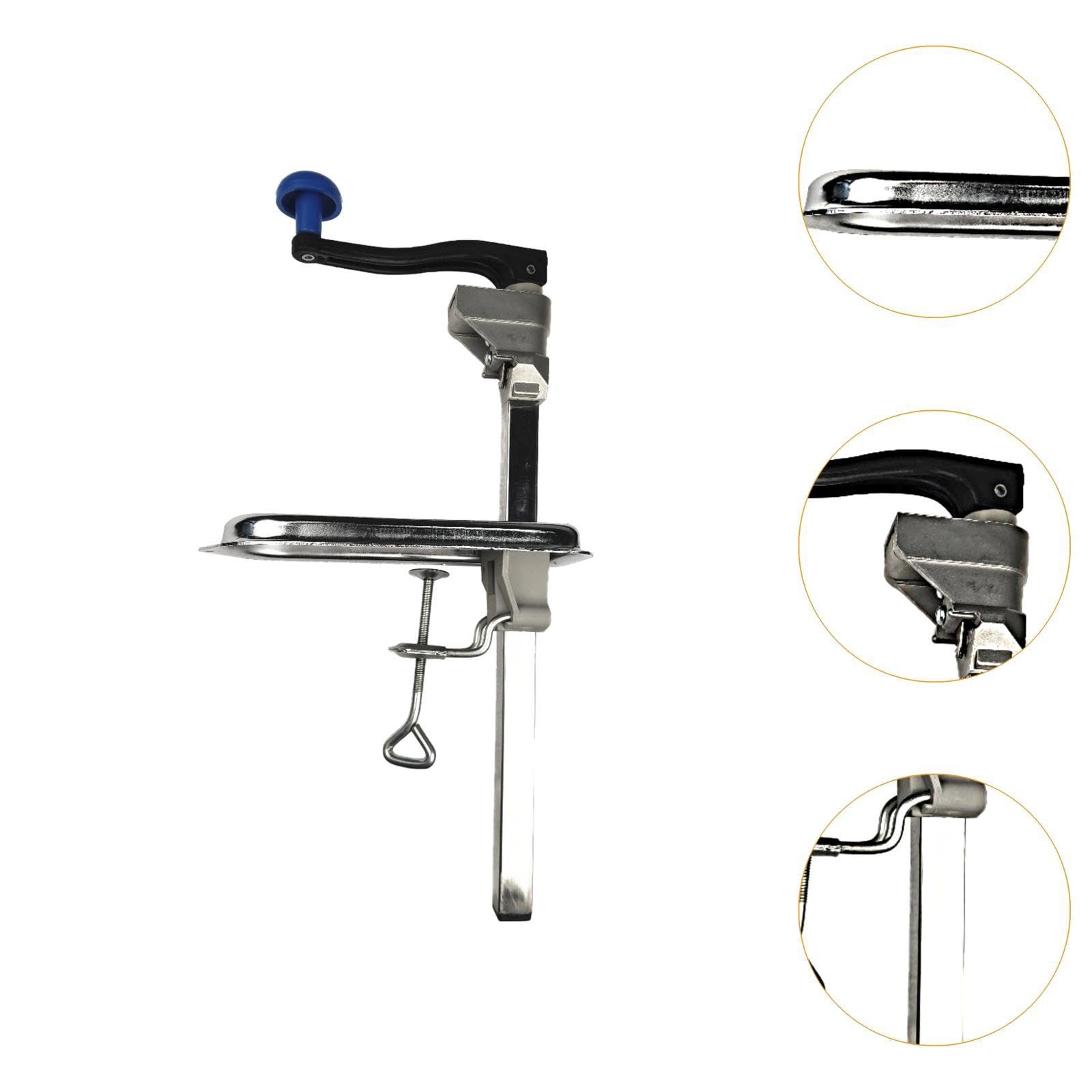 Yajuyi Ouvre-boîtes Manuel Commercial, Ouvre-boîtes de Table Portable à Manivelle, Ouvre-boîtes de Table pour Hôtels, Restaurants et, 75 cm
