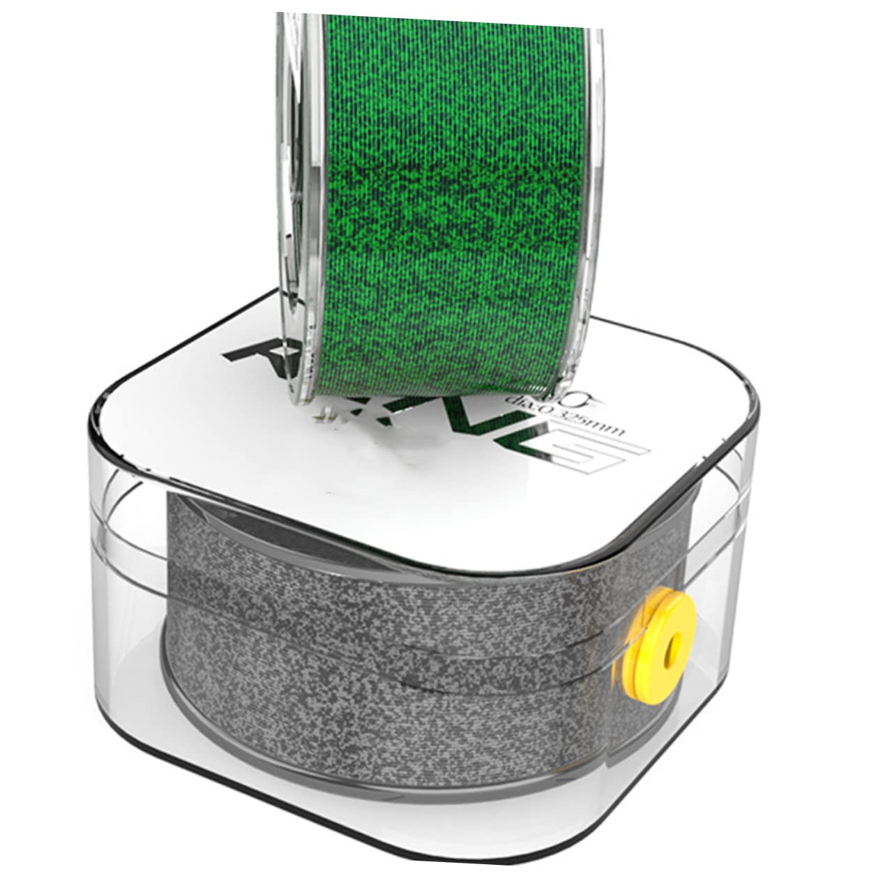 Mipcase 3pièces Fil De Nylon Camouflage Monofilament Ultra-résistante Invisible Et Souple Couleur Vert Algue pour Meilleure Eau