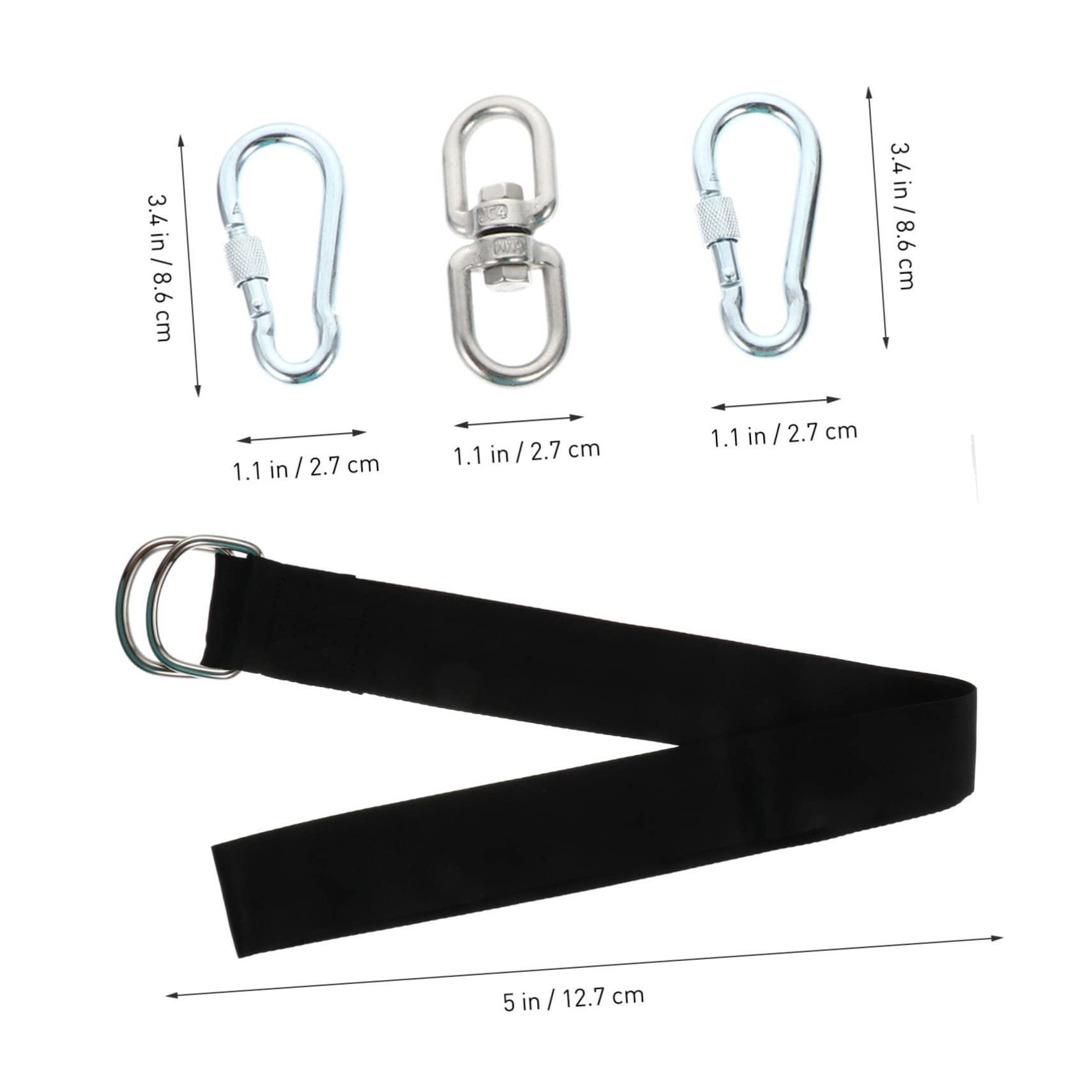 Abaodam Sangle De Suspension pour Hamac De Camping Kit Complet pour Balançoire Corde Polyester Robuste Et Facile à Installer Transporter