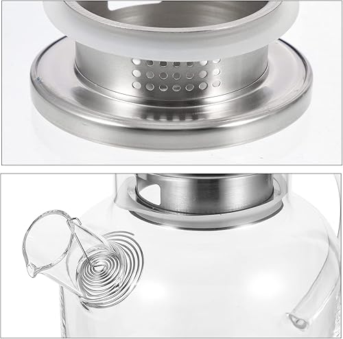 Miniatura 2 de Mango ergonómico Jarra de vidrio Jarra de agua de refrigeración Tetera Jarra de jugo de cocina esencial