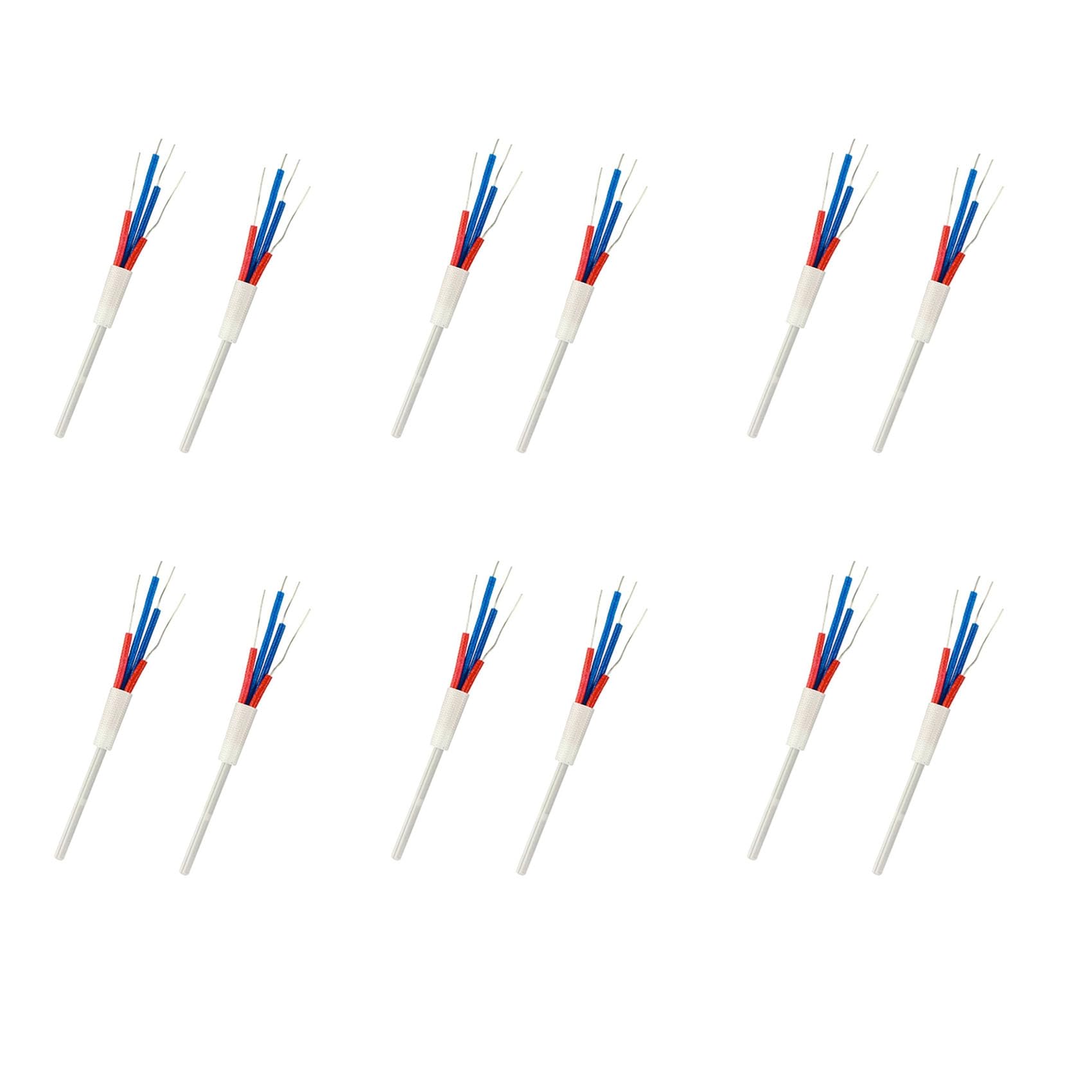 Jnchdghwa As Shown 6Pcs A1321 Ceramic Heating Elements 24V 50W Heater Core For 936 937 8586 Soldering Iron Soldering Station