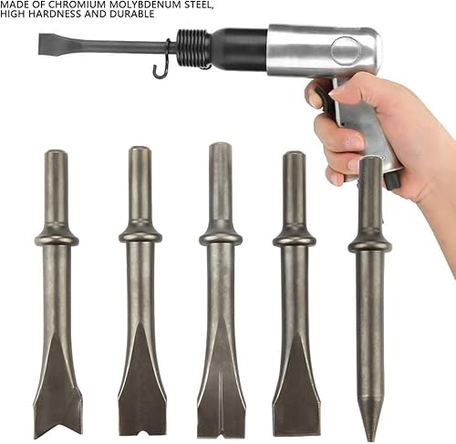 Miniatura 5 de Juego de cinceles de martillo neumático, juego de cinceles SDS Plus SDS-Plus para martillo neumático 150190250