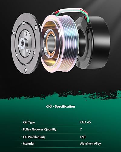 Miniatura 8 de SCITOO CO 4920AC Reemplazo del embrague de CA para H-onda CR-V 2.4L 2007-2014