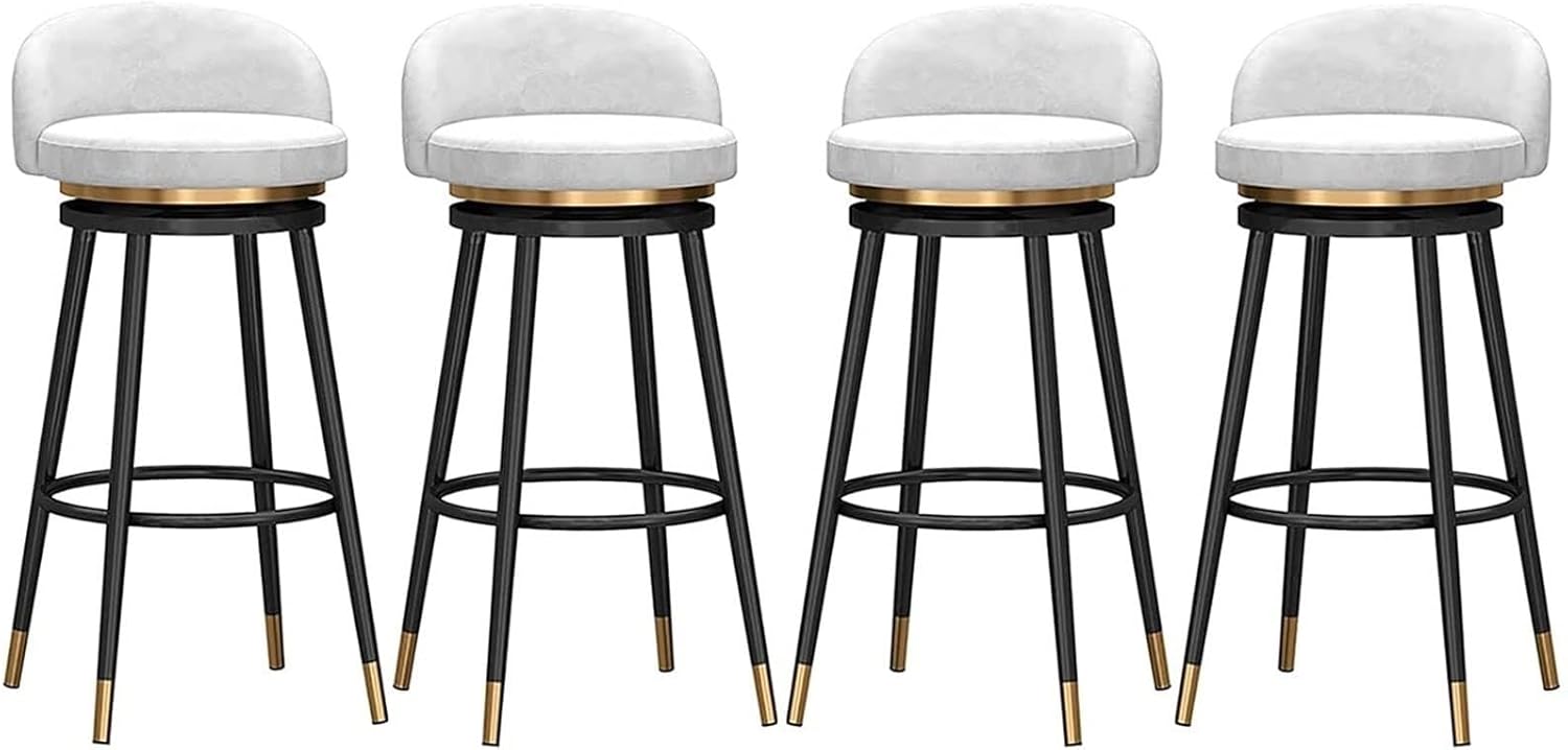 Kitchen Bar Stool, 360° Swivel Bar Stools Set, Bar Chair for Kitchen