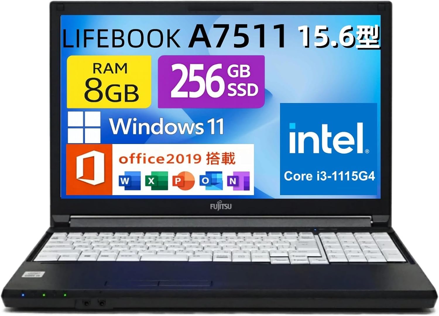 FUJITSU corei3 第11世代 新品SSD 256GB 初期設定済み Amazon.co.jp: 【整備済み品】富士通 ノートパソコン LIFEBOOK A7511