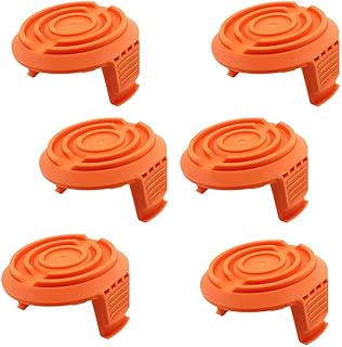 6 Pack Spool Cap Covers for WO-RX WA6531 GT Cordless String Trimmers Replacement 50006531