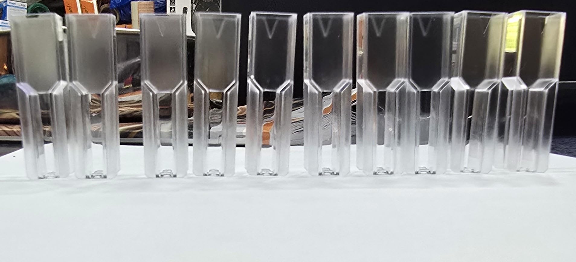 Cuvettes 1.5ml Transparent Disposable, Square Cuvettes 10mm x 10mm x 45mm, 10PCS-image-1